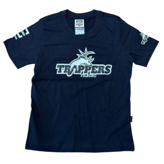 Trappers shirt zwart grijs hert
